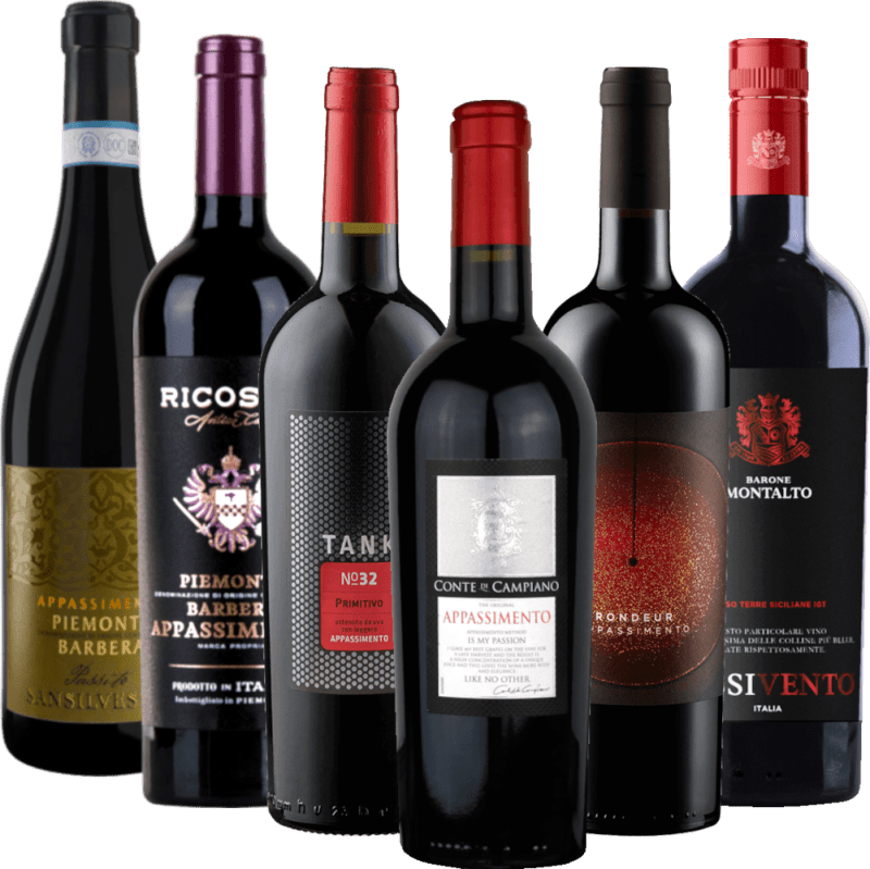 Viaje de placer con Appassimento bañado por el sol - Paquete de 6 muestras