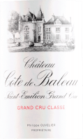 Vista previa: Côte de Baleau St Emilion Grand Cru Classé - Château Côte de Baleau