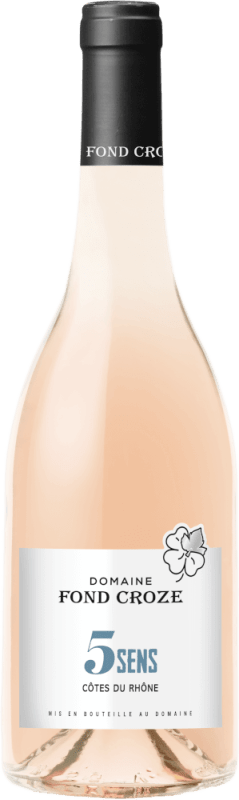 5 Sens Rosé Côtes du Rhône AOP - Domaine Fond Croze
