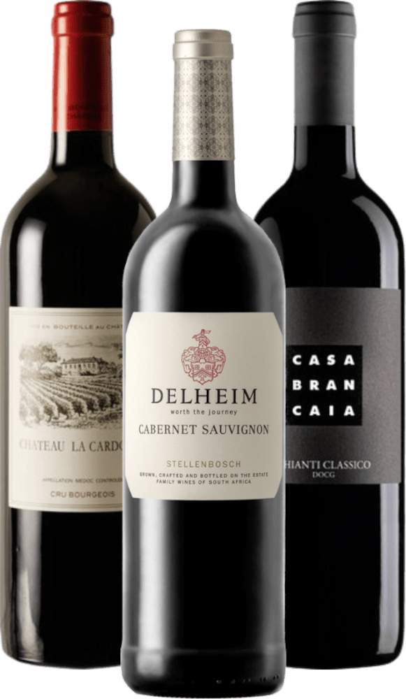 Selección de vinos tintos