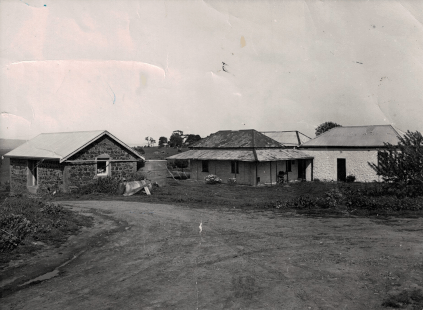 Las casas de campo al inicio de la historia de la finca
