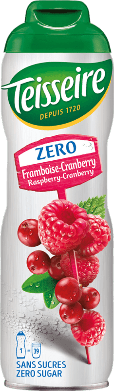 Sirup Himbeere-Cranberry Zero 0,6l - Mathieu Teisseire