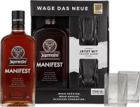 Manifest Kräuterlikör inkl. 2 Gäser 0,5 l - Jägermeister
