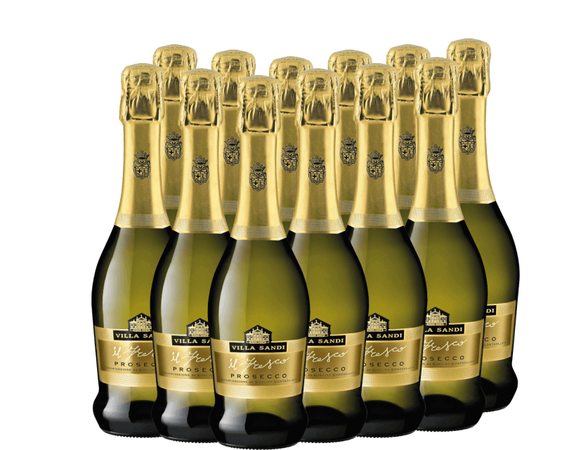 12x Vorteils-Weinpaket il Fresco Prosecco Spumante Brut DOC 0,375 l - Villa Sandi