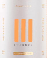 Vista previa: Pinot Noir Rosé Sparkling Null alkoholfrei - Drei Freunde