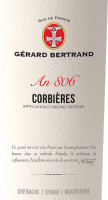 Vista previa: Heritage 806 Corbières - Gérard Bertrand