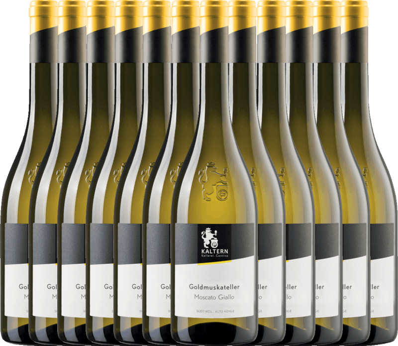 12er Vorteils-Weinpaket - Goldmuskateller lieblich Alto Adige DOC - Kellerei Kaltern