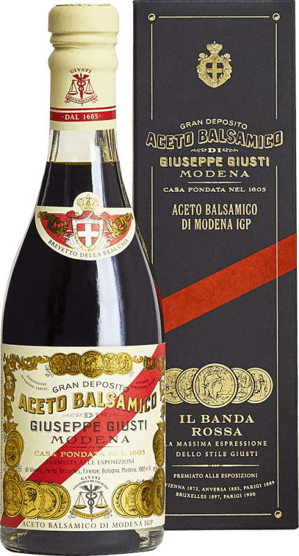 Balsamico 5 Goldmedaillen Traditionsflasche 0,25 l in GP - Giuseppe Giusti