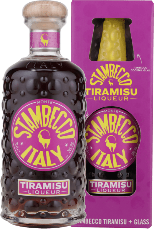 Tiramisu Likör in GP mit Glas - Stambecco