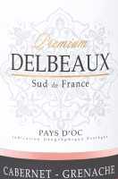 Vista previa: Delbeaux Rosé Pays d'Oc IGP - Les Vignerons du Narbonnais