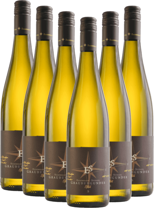 6er Vorteils-Weinpaket - Grauburgunder trocken - Ellermann-Spiegel