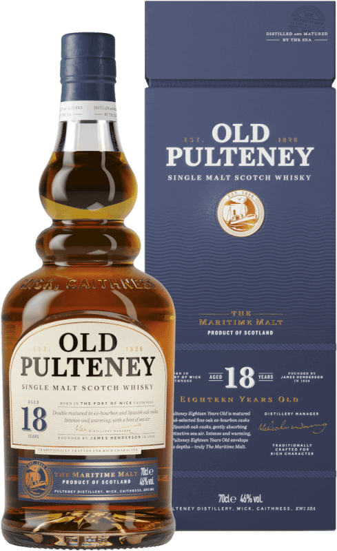 Old Pulteney 18 Years Old Whisky - Pulteney Distillery