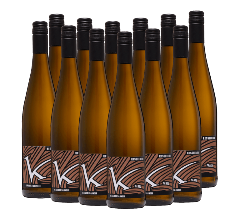Paquete de ventajas de 12x Grauburgunder seco - Lukas Kesselring