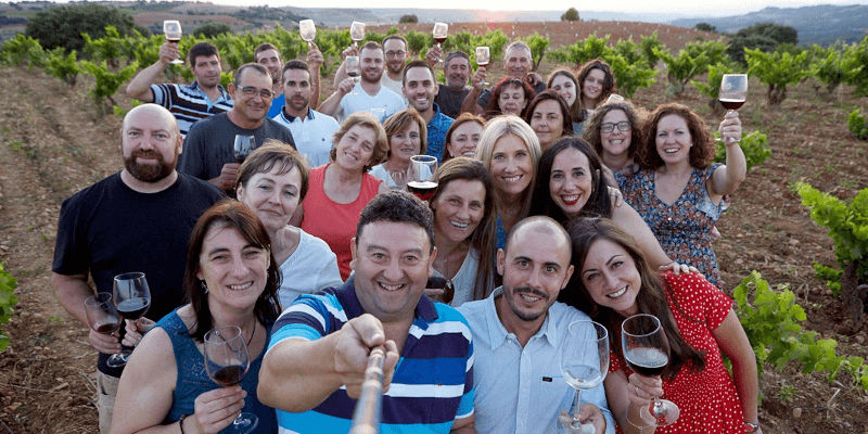 Selfie d'équipe