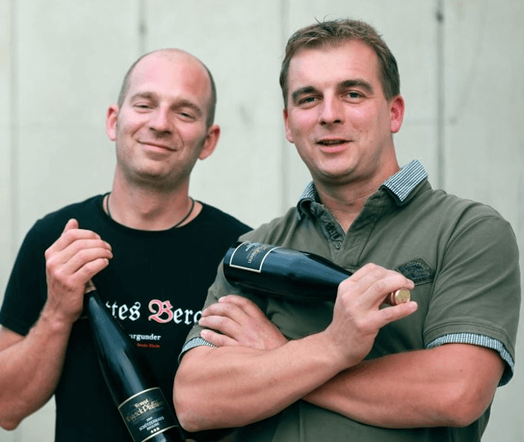 Los viticultores de Wageck, Thomas y Frank Pfaffmann