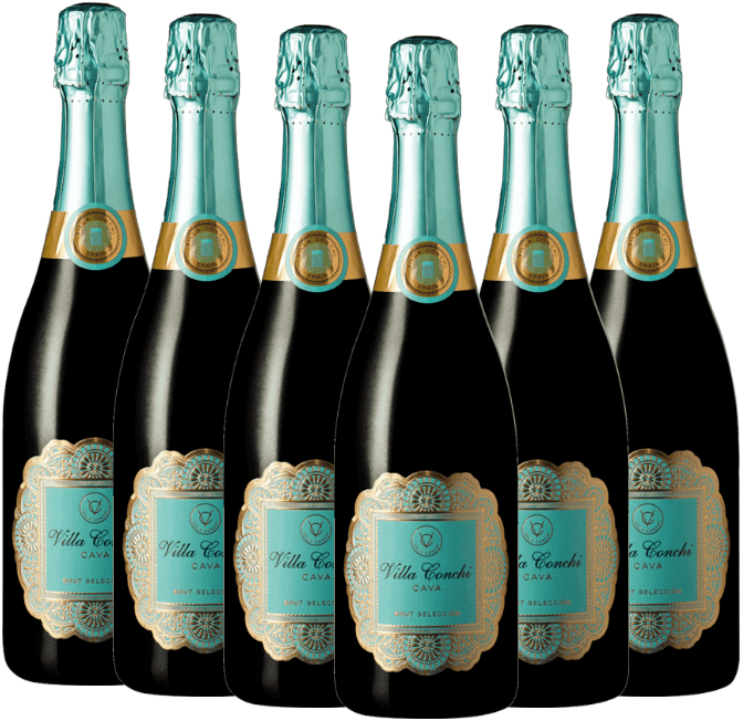Selección Cava Brut DO de Villa Conchi - paquete ahorro 6x