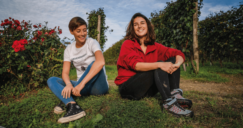 Giovanna y Serena Bascagno, enólogas de Brandini Giovanna y Serena Bascagno, enólogas de Brandini