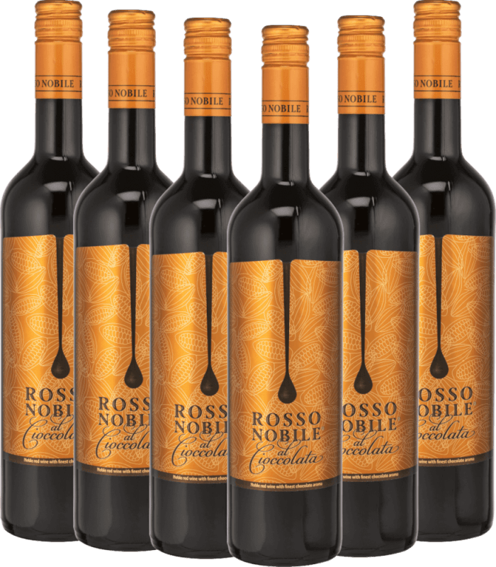 6er Vorteils-Weinpaket - Rosso Nobile al Cioccolata - Les Grands Chais de France