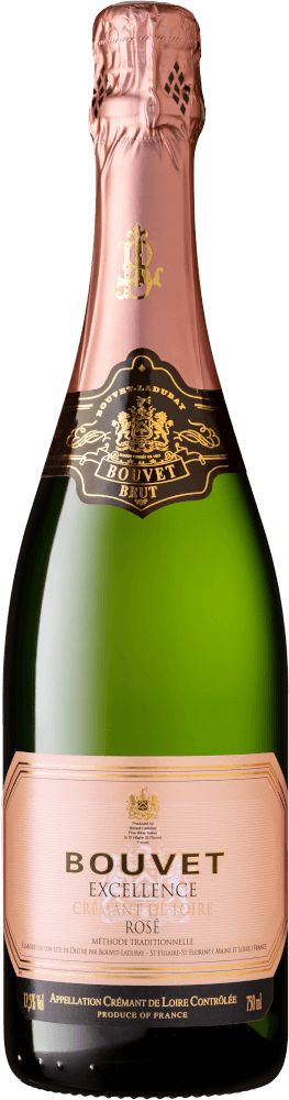 Vista previa: 6er Vorteils-Weinpaket - Crémant Brut Rosé Excellence - Bouvet Ladubay
