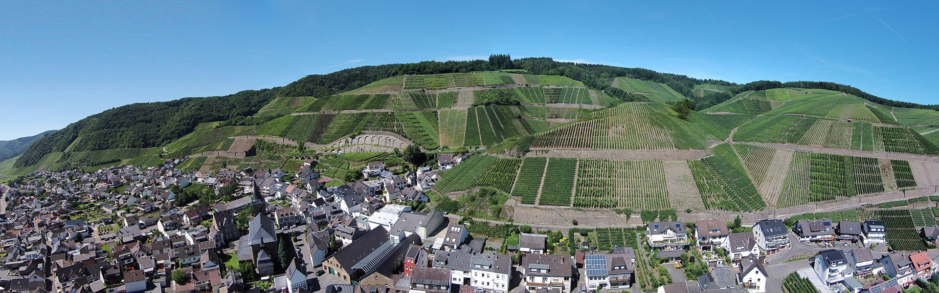 Las laderas empinadas y el trabajo manual de la bodega Jean Stodden
