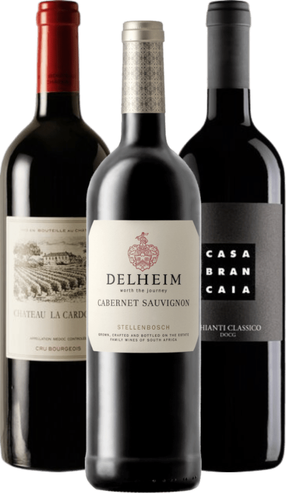 Selección de vinos tintos