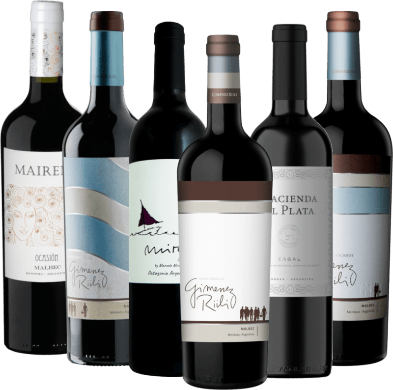 paquete de 6 variedades de uva - Best of Malbec Argentina